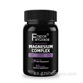 Función muscular de magnesio OEM Cápsulas complejas de magnesio